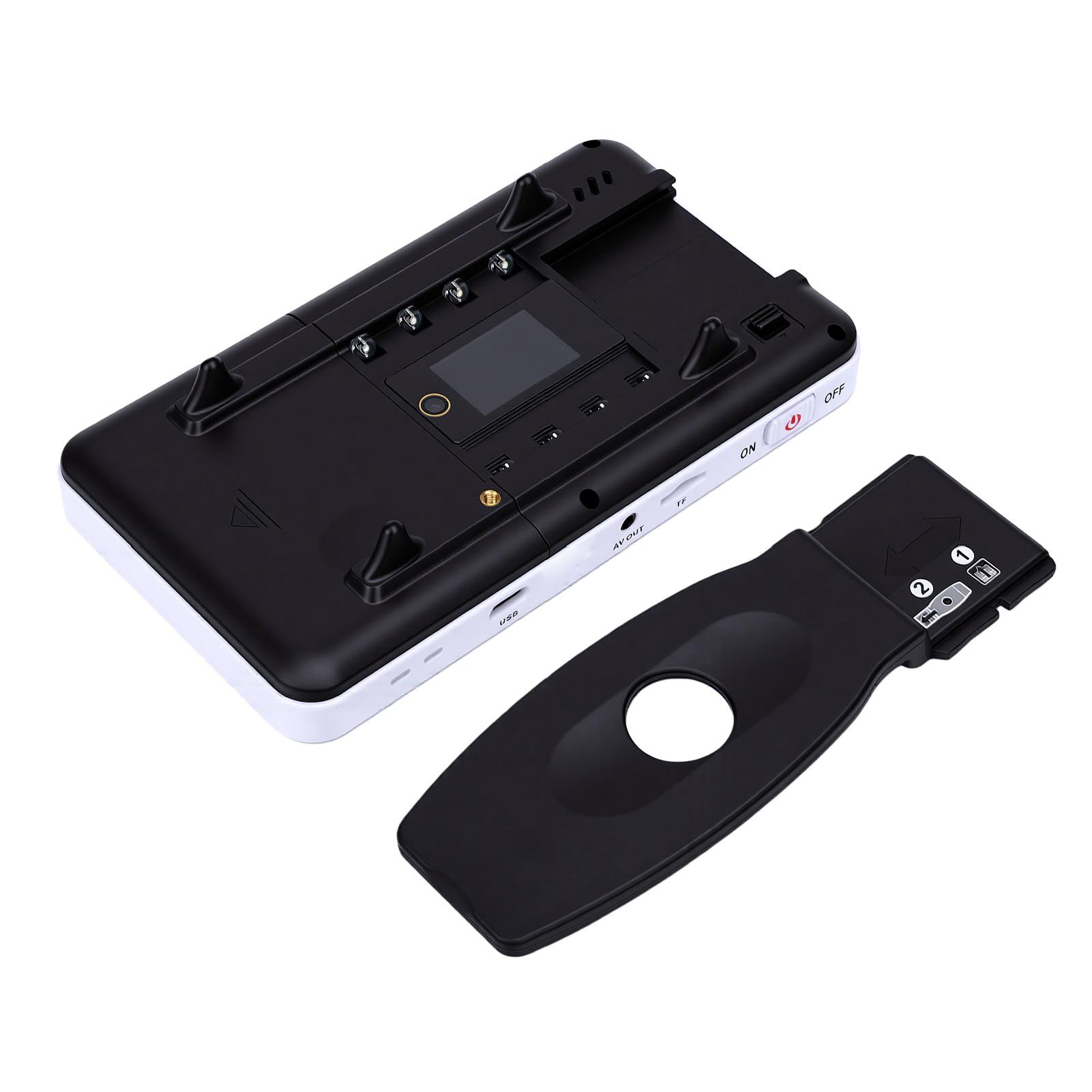 Annadue Lupa Digital de 5 Pulgadas, Ayuda de Lectura con Zoom 3X-48X para