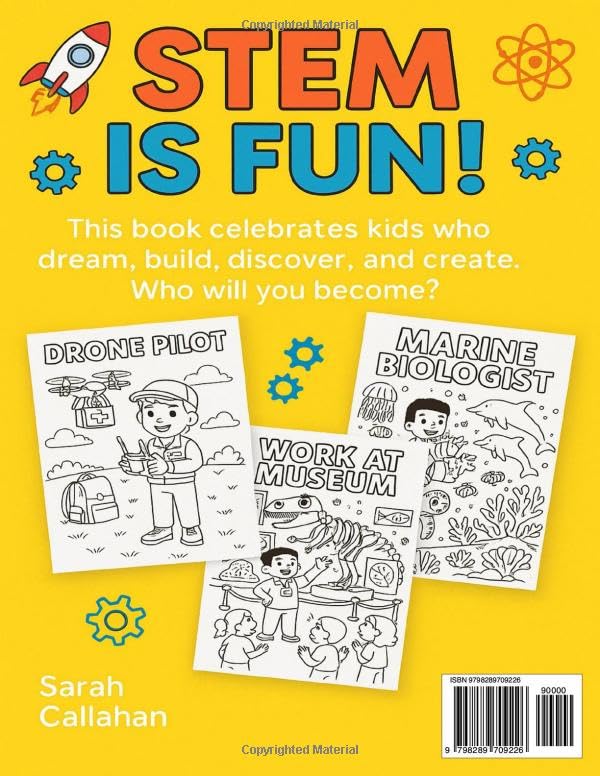 STEM Kids Coloring Book (The Gifted Explorer Series) image 3