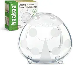 Haakaa Coletores de leite materno de silicone para amamentação, coletor de leite materno para amamentação, cascas de mamilos protegem mamilos doloridos extramacios e reutilizáveis, 1 peça