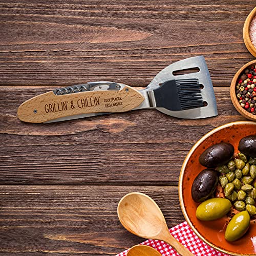 Set BBQ Grillin' & Chillin' PlaqueMaker miniatura 2