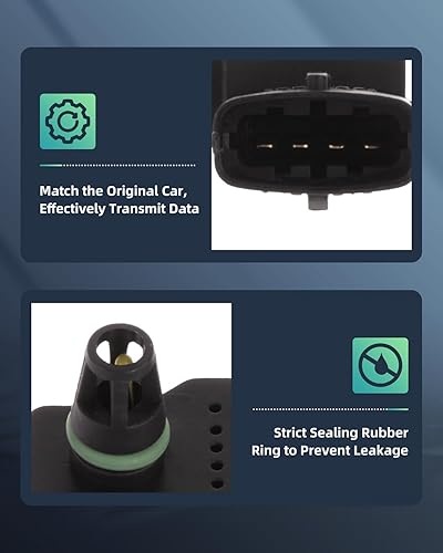 Miniatura 3 de SCITOO Sensor de presión absoluta del colector 2410422, 4 piezas, apto para 2008-2010 para Polaris Dragon Switchback 600 2009-2010 para Polaris