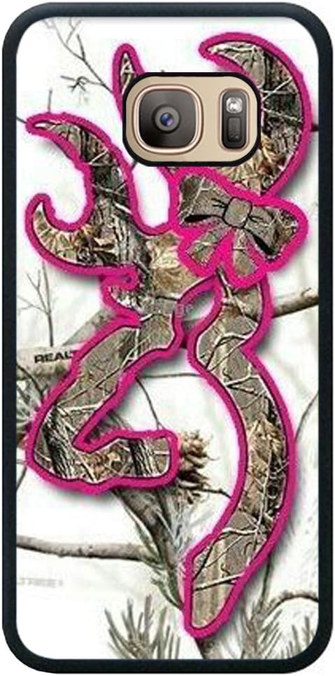 S7 TPU Phone Case,Browning Camo 2 Popular Gifts Case Cover for Samsung Galaxy S7 (Black)