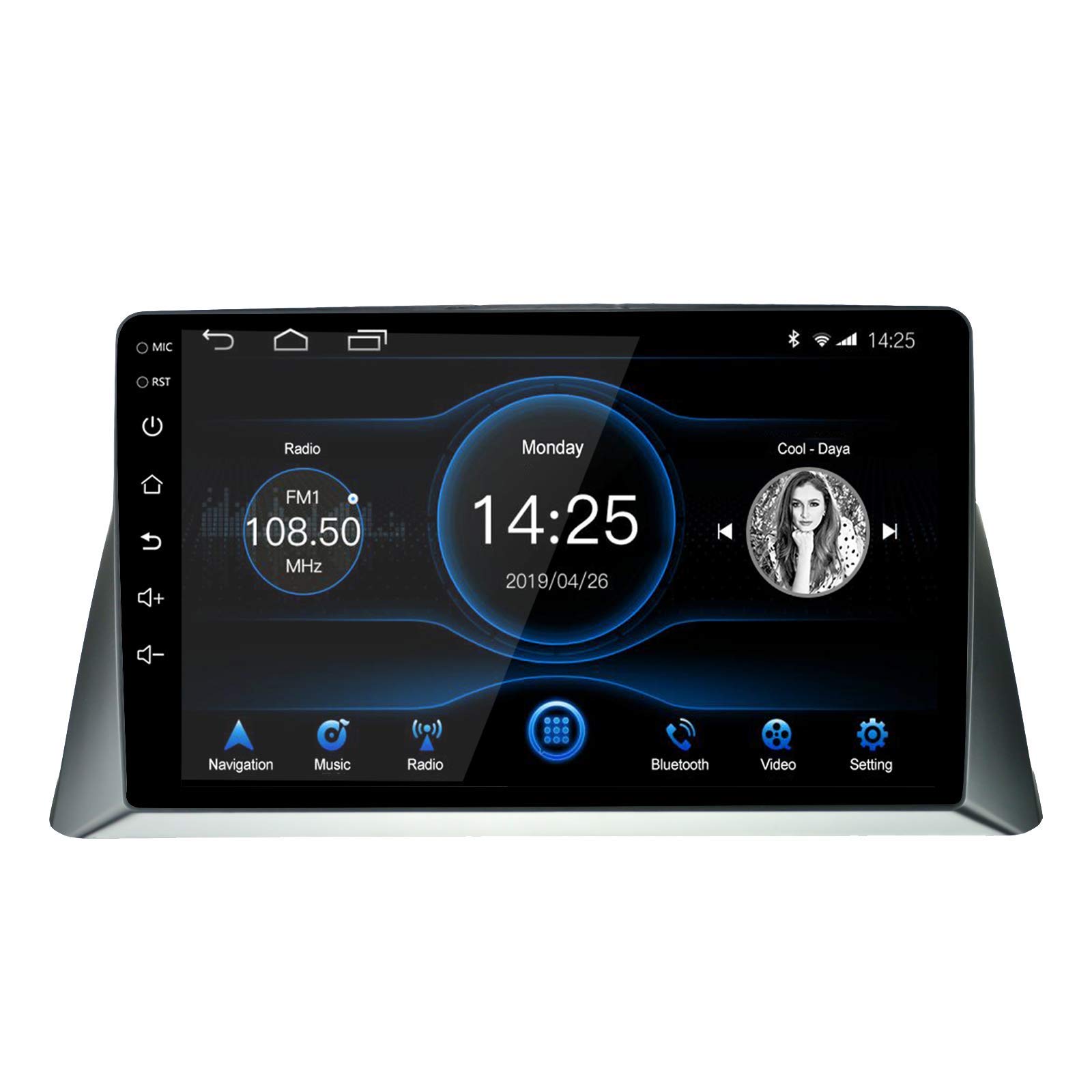 10 inch Android 10.1 Car Radio Stereo for 2008-2011 Accord 8th EX/EX V6/EX-L/EX-L V6/LX/LX-P Touch Screen GPS Navigation with AM/FM BT USB DSP Split Screen Head Unit 2G RAM+16G ROM