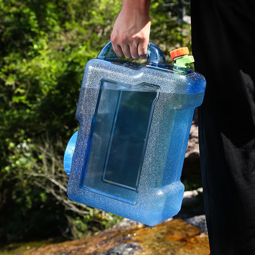 Reservoir Eau Camping Car Portable Bidon d'eau avec Poignée Jerrican Alimentaire avec Robinet