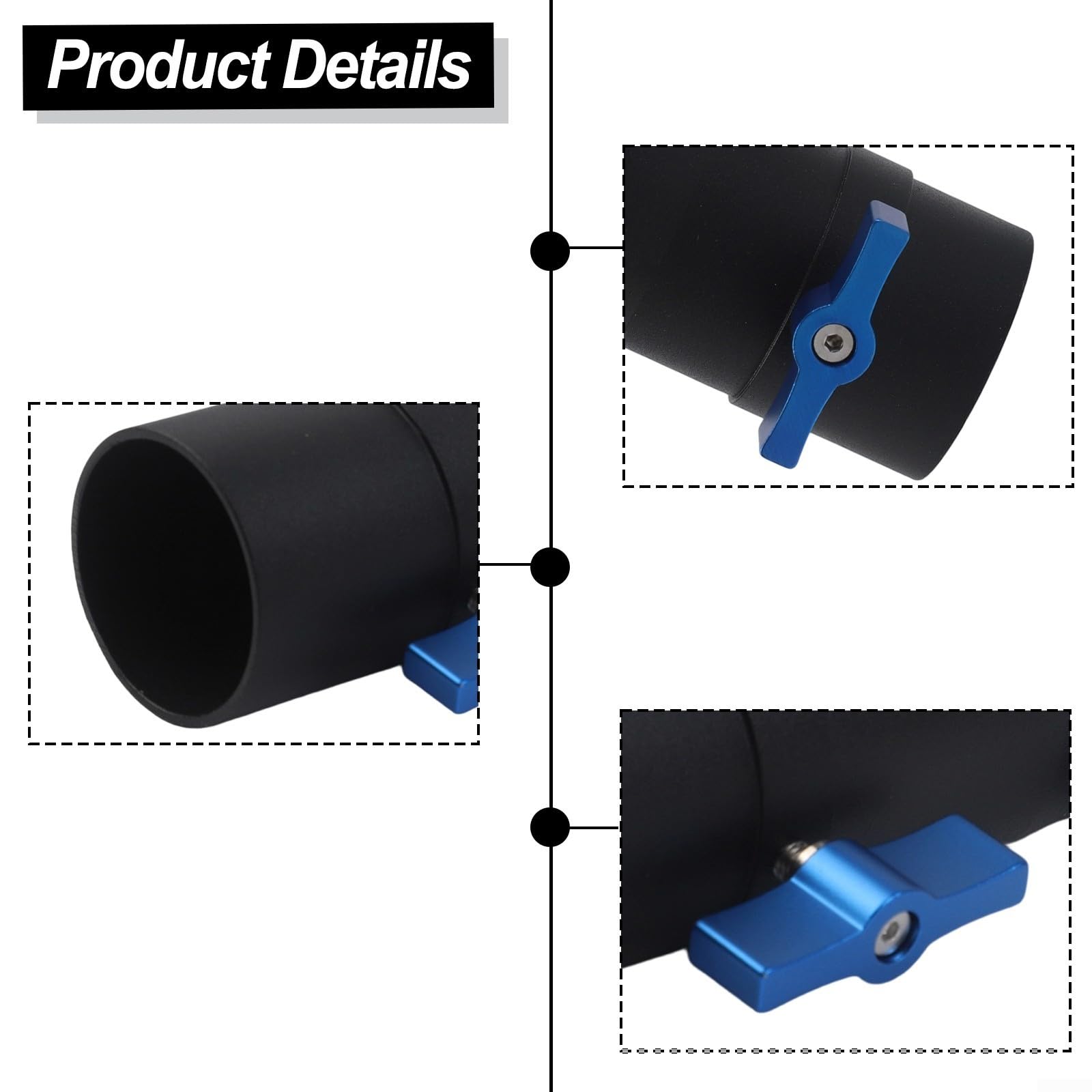 per supporto per palo Starlink in acciaio inox, 4 pezzi, resistente alle intemperie per (A) | Materiale in acciaio inossidabile, per resistenza alla ruggine, diametro 3,8 cm, previene la deformazione, lunga durata