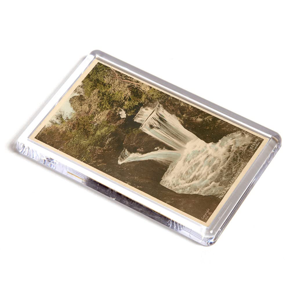 FRIDGE MAGNET - Vintage Yorkshire - Pecca Twin Falls, Ingleton