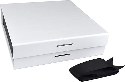 Miniatura 1 de PACK2PACK Caja de regalo plegable de lujo con cinta extraíble, caja plegable con cierre magnético, bodas, despedidas de soltera, regalos
