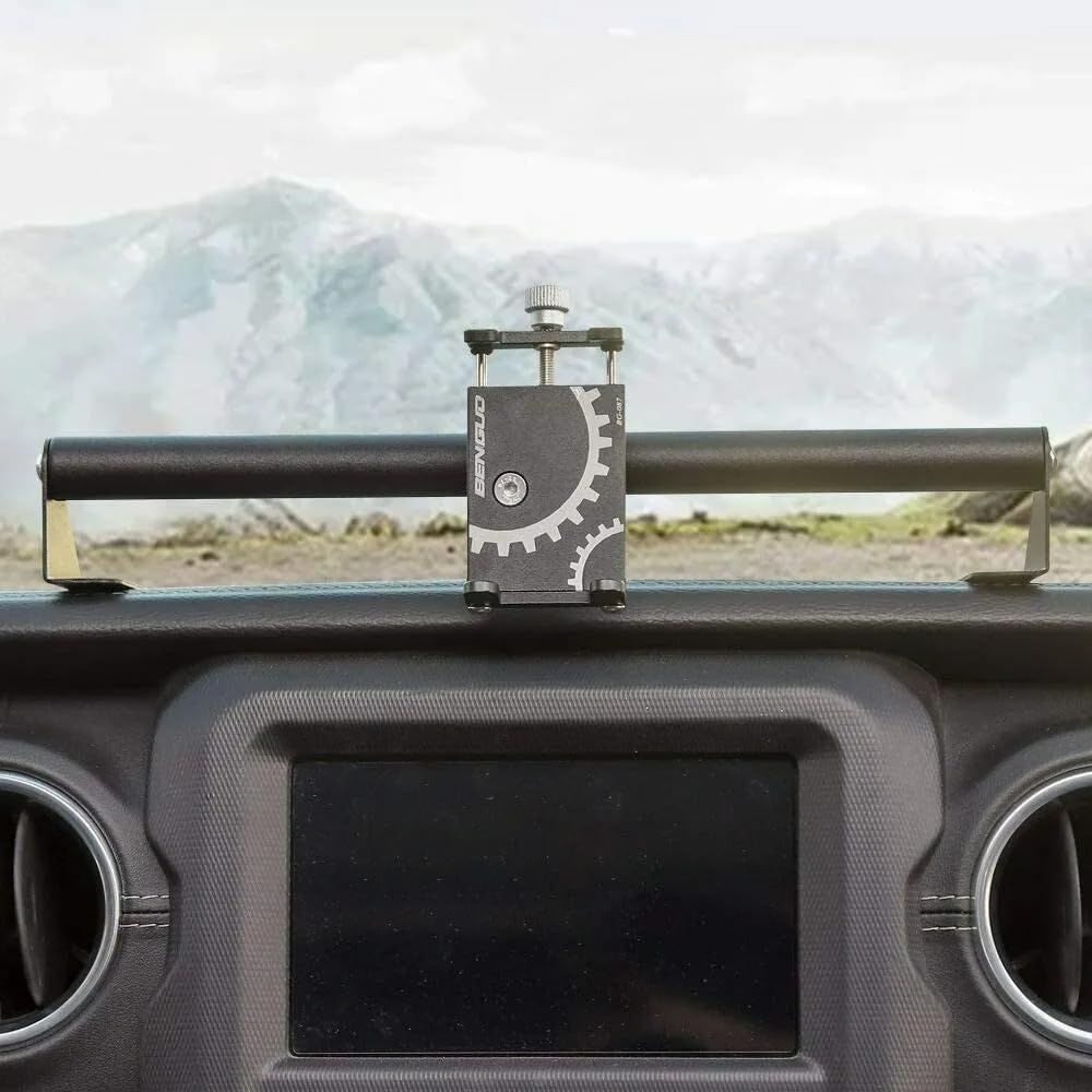 Uchwyt na telefon Uchwyt na telefon na deskę rozdzielczą Kompatybilny z 2018-2023 Jeep Wrangler JL JLU & Unlimited & Gladiator JT