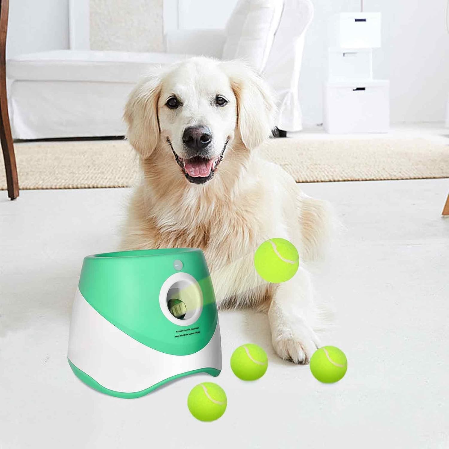 RERBIO 10 Pack 2-inch Small Dog Tennis Ball Dogs Interactive Toys,Tennis Balls for Small Dogs, Only Fits 2 inch Dog Ball Launchers, Not Applicable to Balls Thrower - image 7