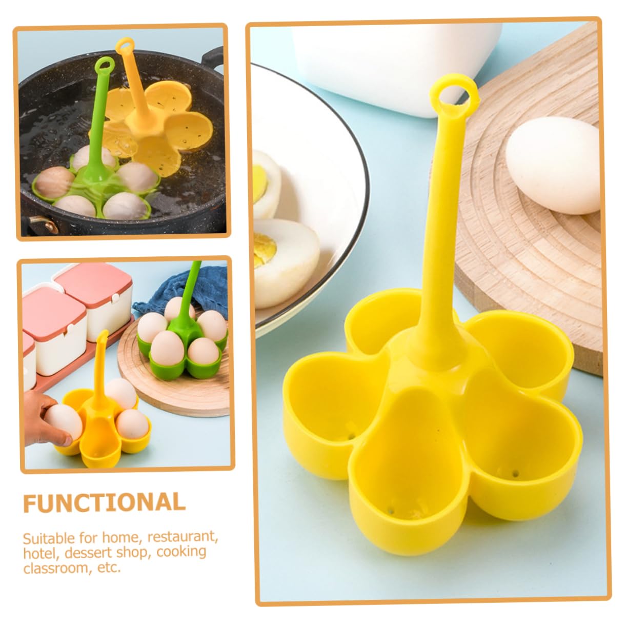 Juego De Tazas De Silicona Para Microondas, Juego De 4