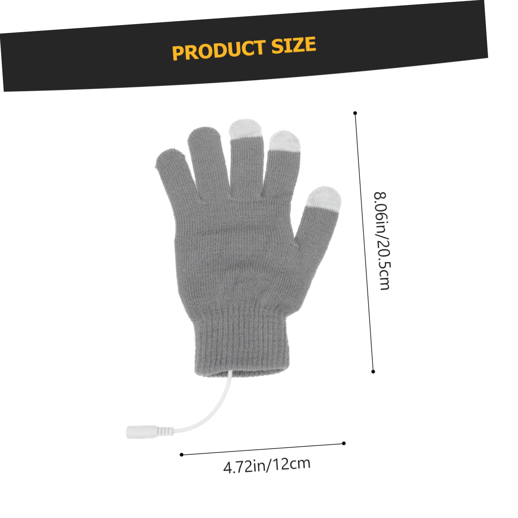Happyyami Heated Gloves for Winter Electric Touch Screen Mittens for Cold Weather Activities Hand Warmer Gloves for Home Office Durable Quick Heating Design
