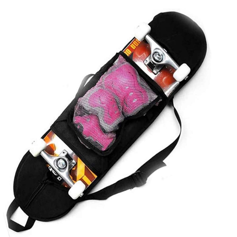 Alomejor Sac à Dos Skateboard,Pratique Stockage sécurisé Sac Skateboard 31-32 Pouces for skateurs étudiants Voyage déplacement Sport Urbain