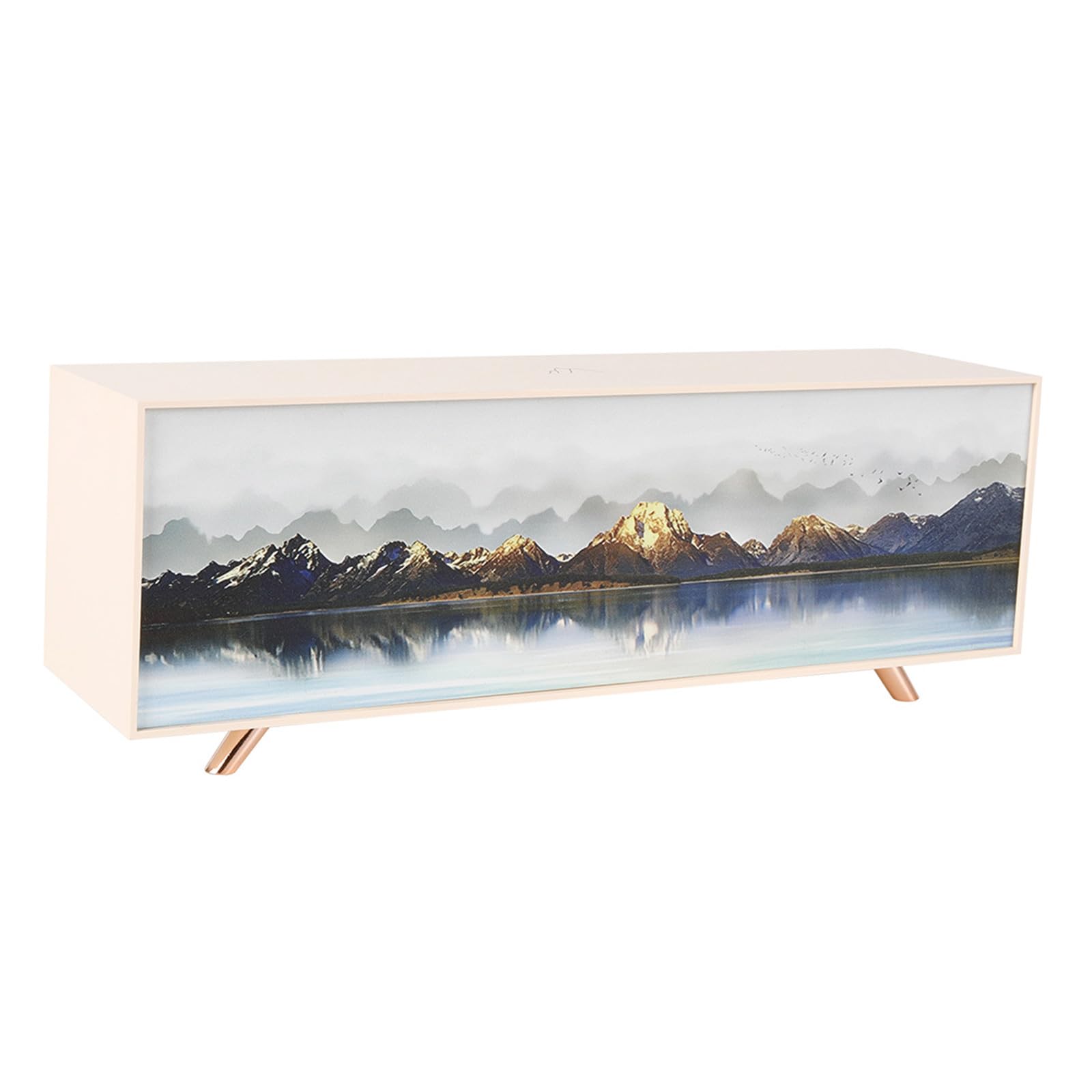 Hsioluted Mountain Scene Night Light USB Rechargeable 3 Color Modes ABS Substance Artistic Bedroom Deck Surrounding Lighting Green ABS Night Lamp