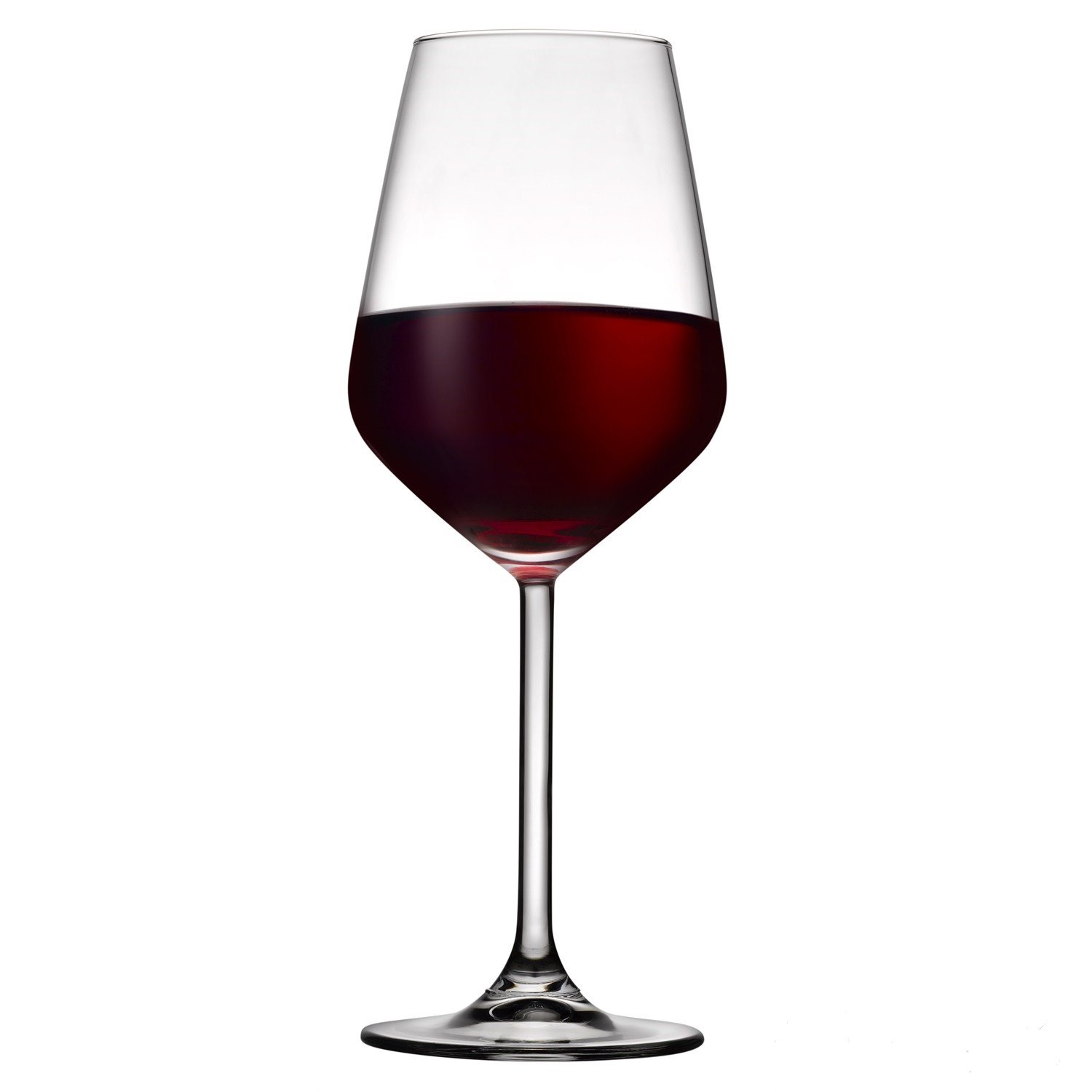 Pasabahce Allegra Red Wine Glasses -Set of 6 (350 ml), Made in Europe