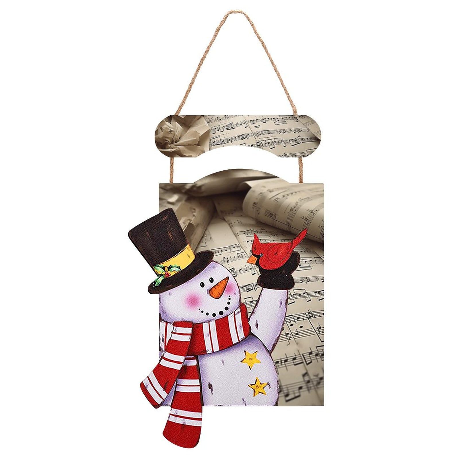 Peinture de Noël bonhomme de neige pour une ambiance de salon cosy
