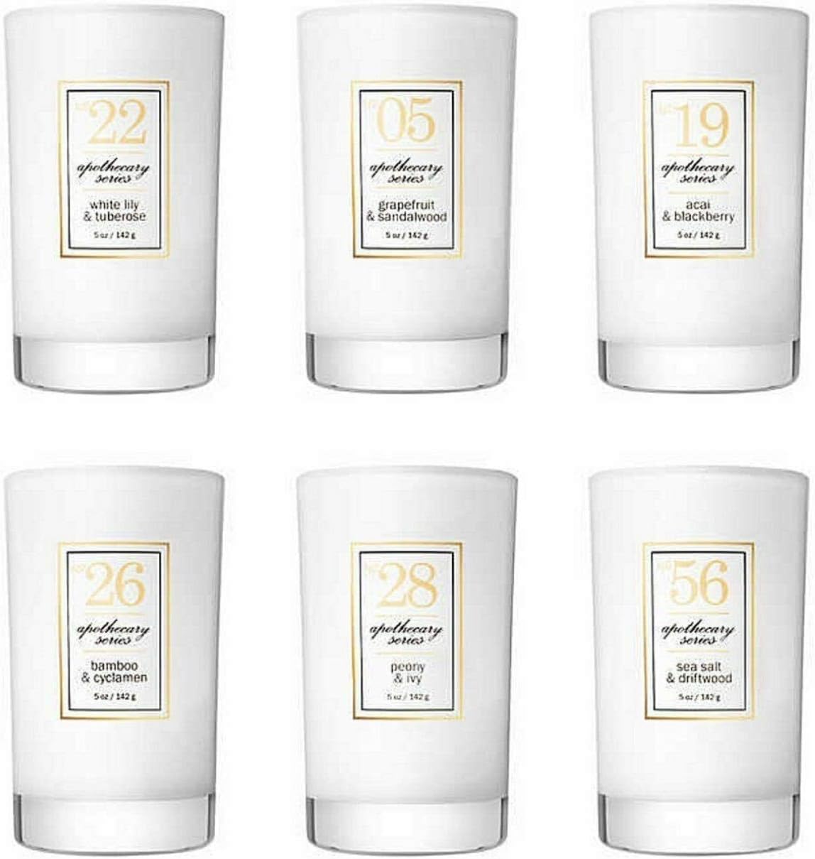 Bellevue Luxury Candle Soy Blend, 5 Ounce (6 Pack) Home