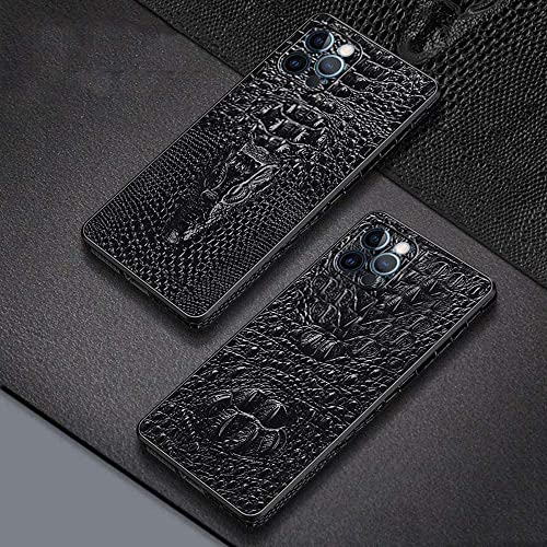 Coque cuir véritable iPhone 13 Pro Max protection antichoc objectif