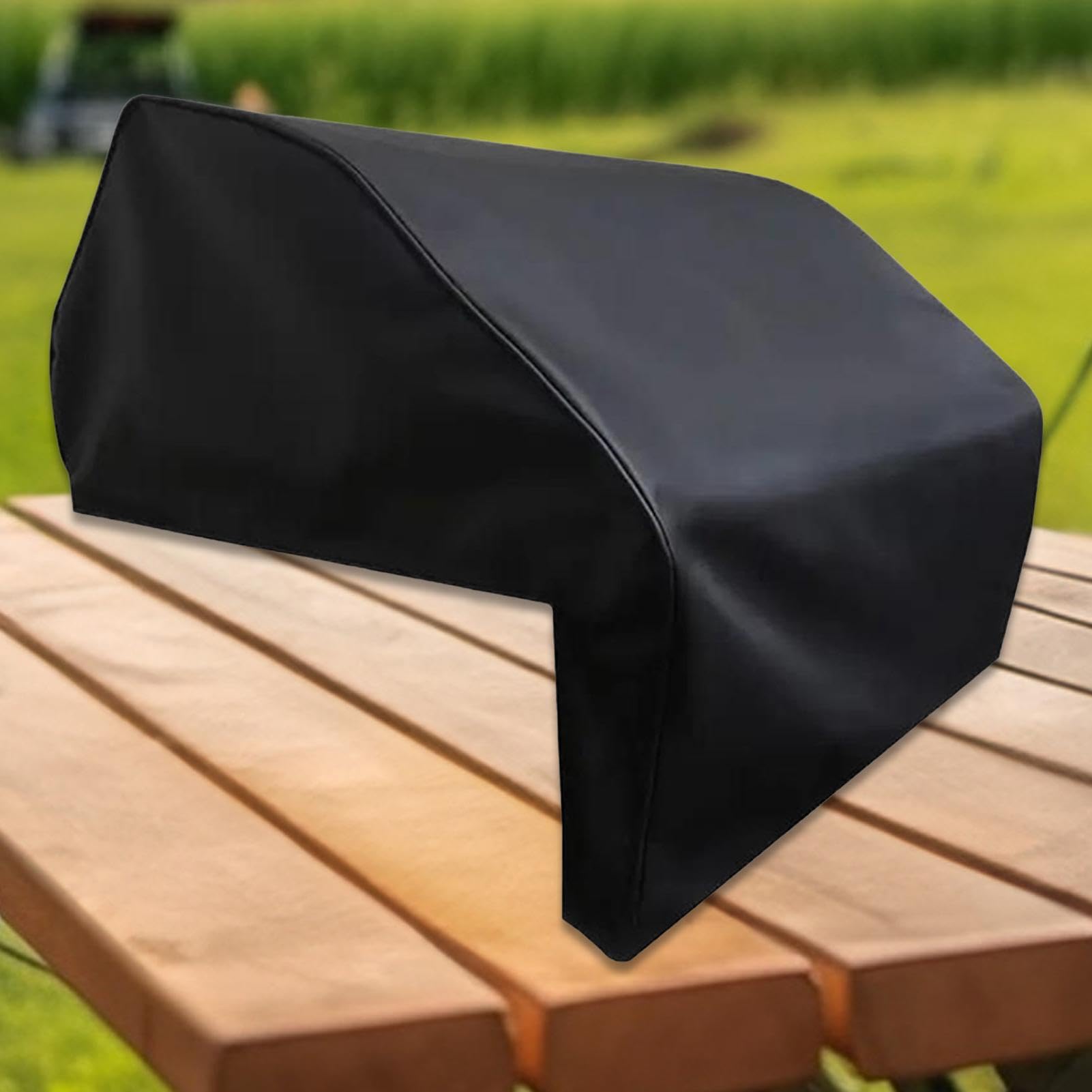 Copertura impermeabile per barbecue, protezione antivento integrata per bruciatori per campeggio, picnic e barbecue all'aperto, accessorio durevole per tutte le condizioni atmosferiche