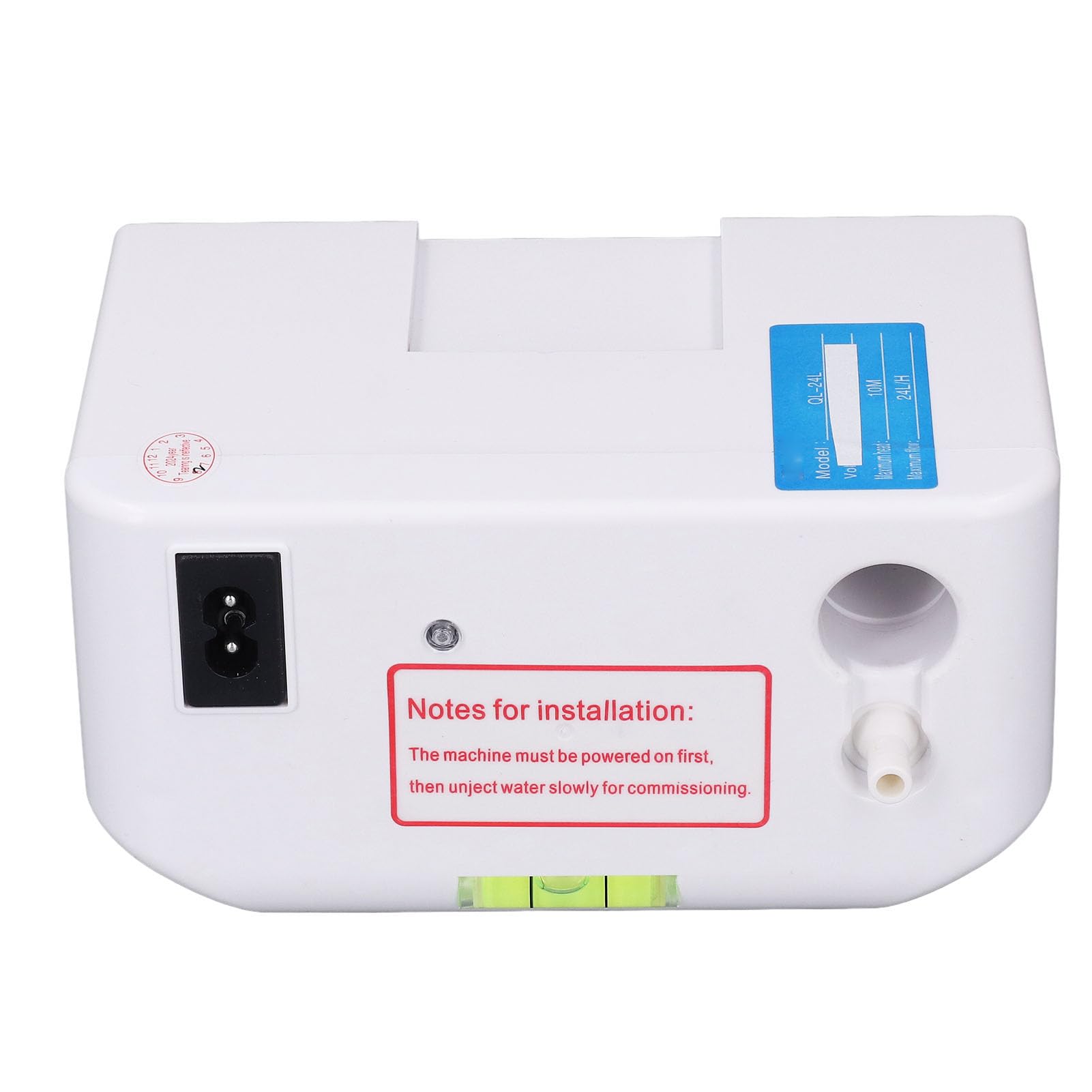 Ejoyous Bomba de Condensado ABS Bomba de Drenaje Automática 24 LPH 10 M Elevación 200 Ml Depósito 25 DB Bajo Nivel de Ruido para Máquina de Hielo Aire Acondicionado Eliminación de Agua
