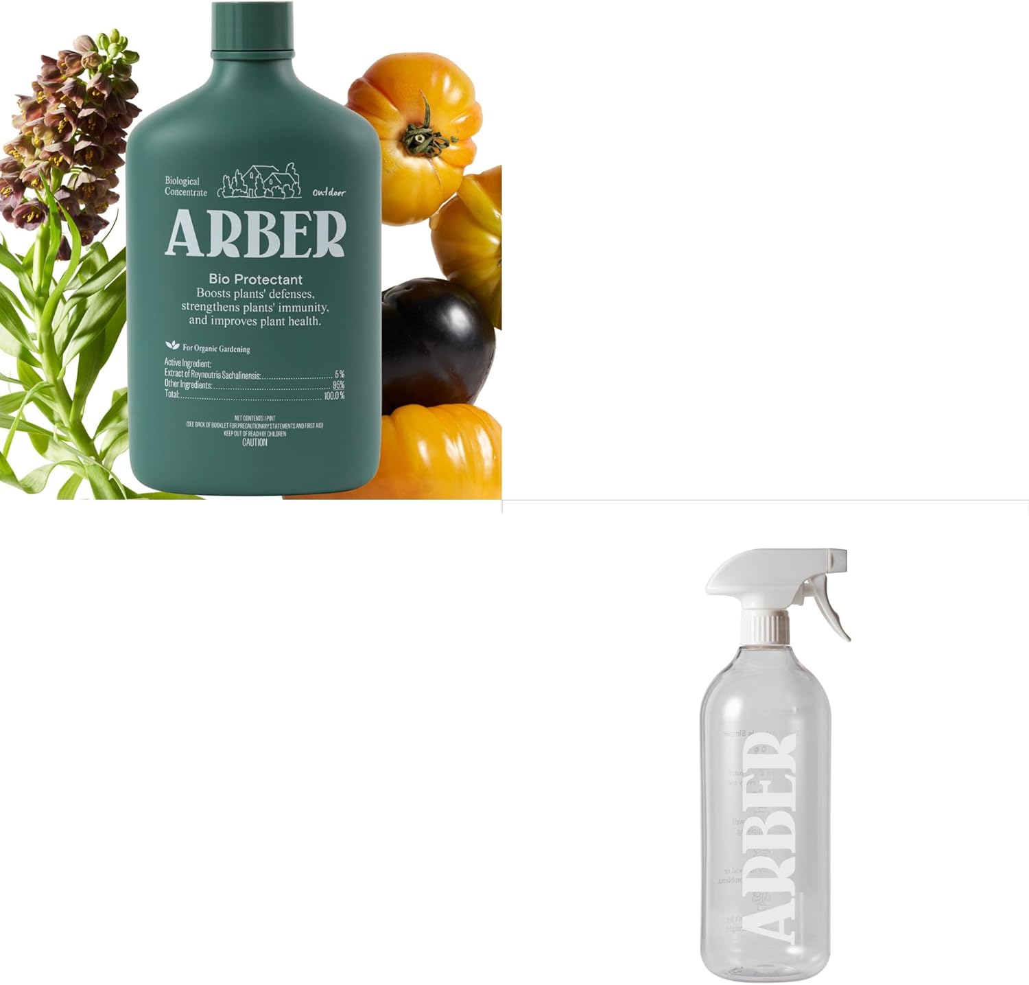 Arber Organic Protectant + Spray Bottle