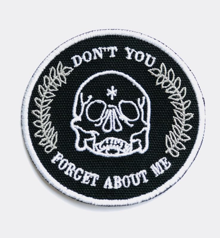 Don't You Forget About Me Embroidered Patch Badge Applique Iron on