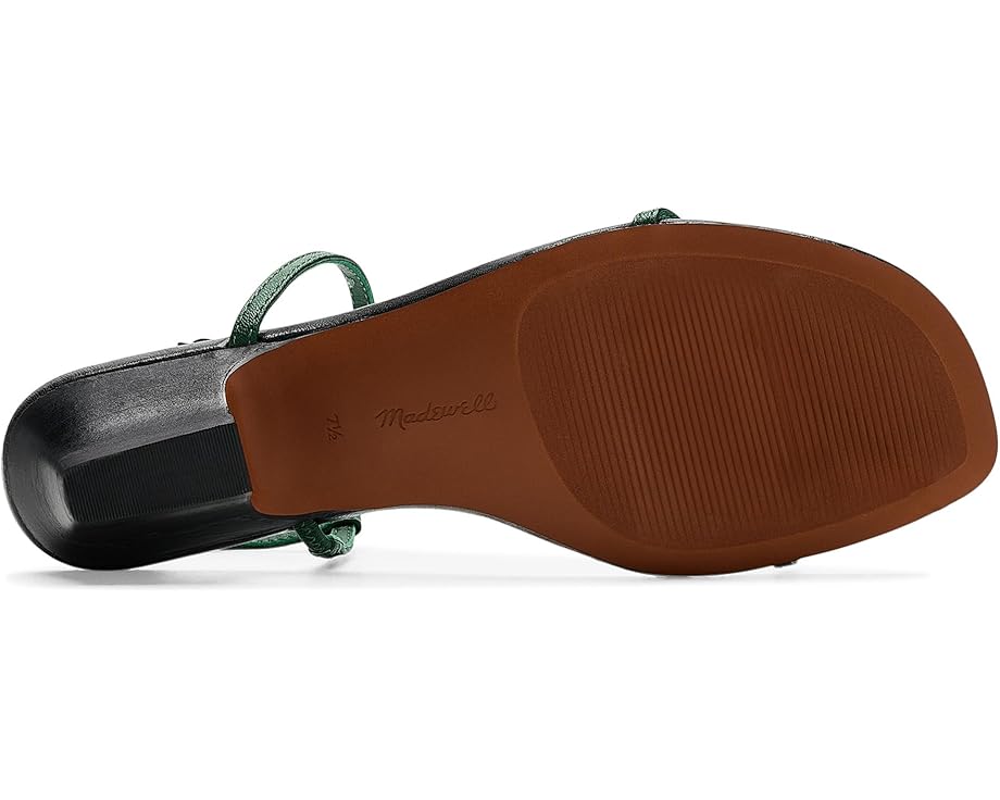 Madewell The Maycie Asymmetric T-Strap Sandal - Back View