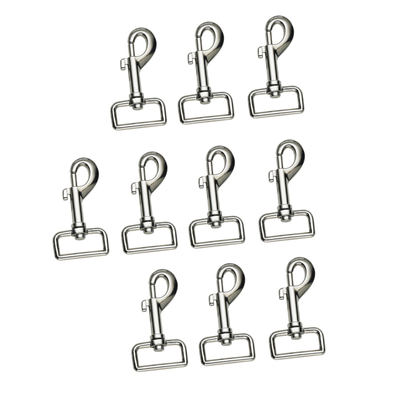 Mipcase 10pcs Heavy Duty Dog Leash Buckle Pet Swivel Eye Hook Bolt Snap Clip for Chain Leashes
