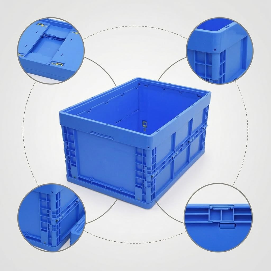 Caisse Stockage Pliable PP, 600-310 sans couvercle