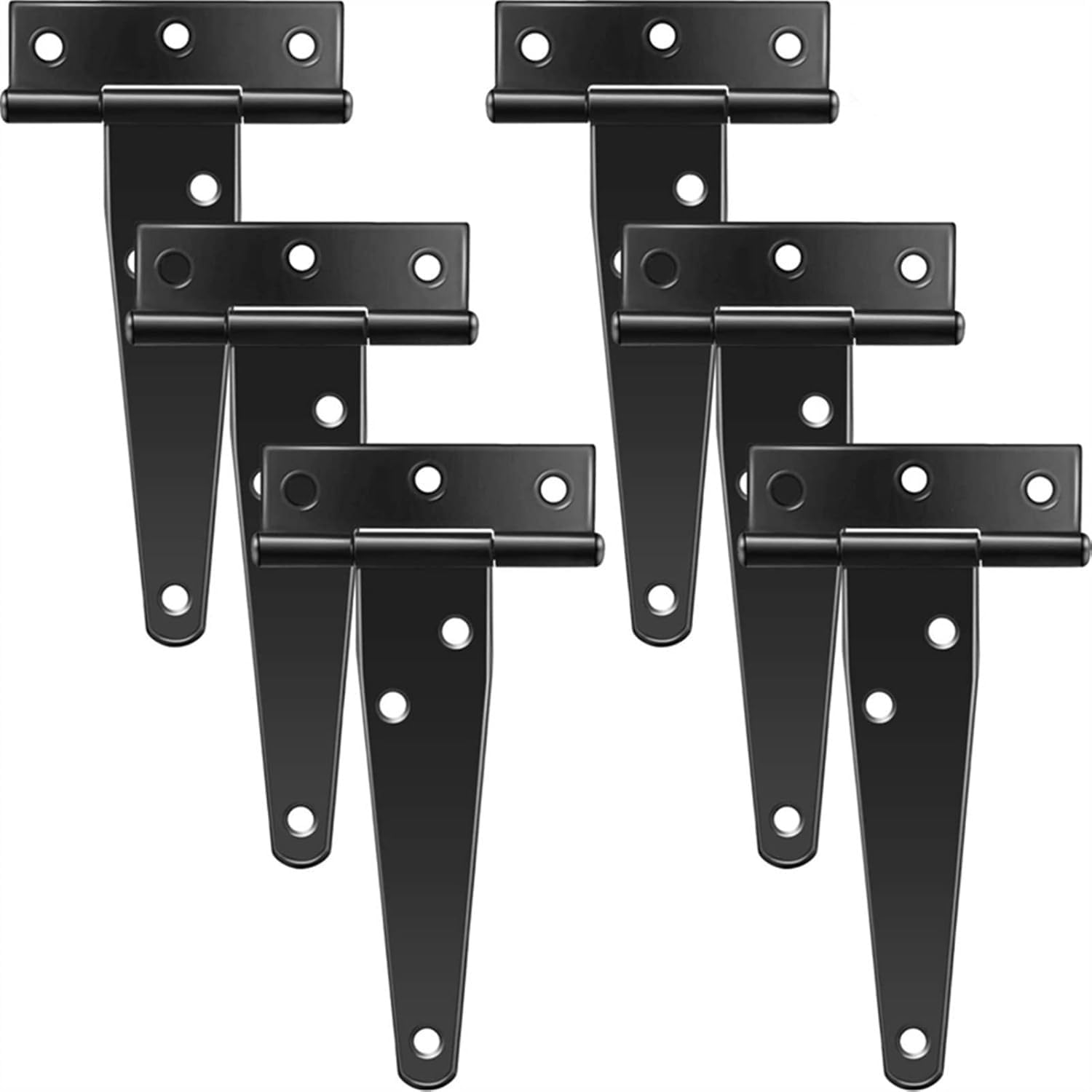 Scharniere, 6 Stück Edelstahl-Hardware in T-Form mit Scharnieren