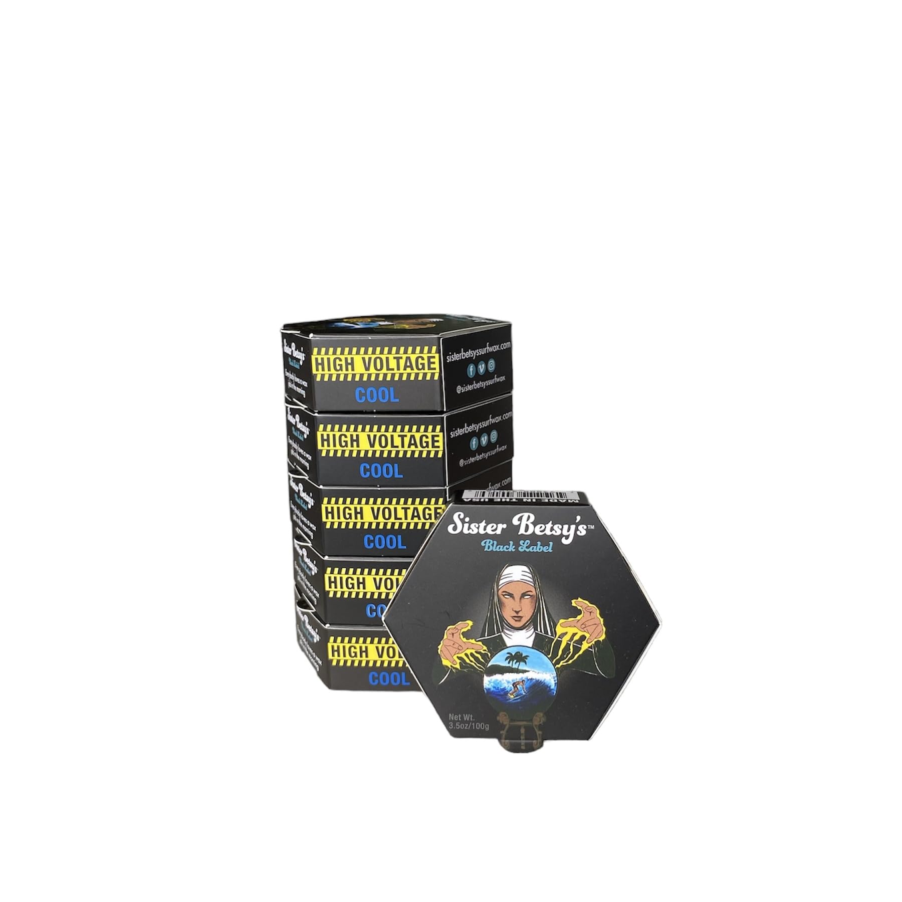 Sister Betsy's Surf Wax The Black Label Formula (Cool)