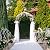IRONMAX Garden Arch, Heavy Duty Galvanized Steel Garden Arbor with 8 Ground Stakes, Outdoor Garden Trellis for Climbing Plants Roses Vines & Wedding Ceremony Party, 86 Inch