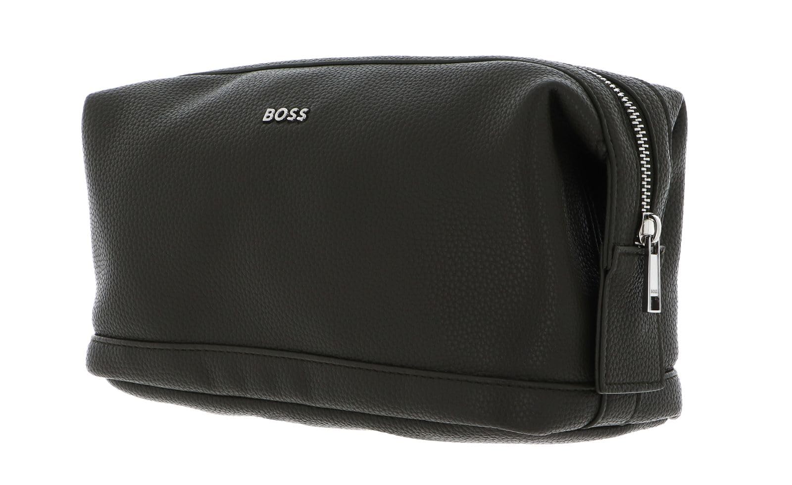 HUGO BOSS Kulturbeutel Classic Grained Washbag Khaki grüngrau