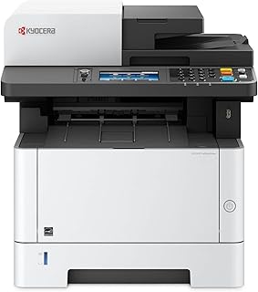 Kyocera ECOSYS M2640idw All-in-One Monochrome Laser Printer (Print/Copy/Scan/Fax), 42 ppm, Up To Fine 1200 dpi, Gigabit Ethernet Wireless & Wi-Fi Direct, HyPAS capable, 4.3in Touchscreen Panel, 512 MB