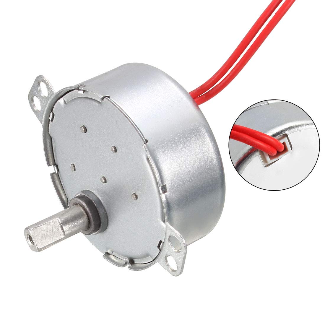 uxcell Synchronous Motor AC 24V 4-5RMP 50-60Hz 4W Double