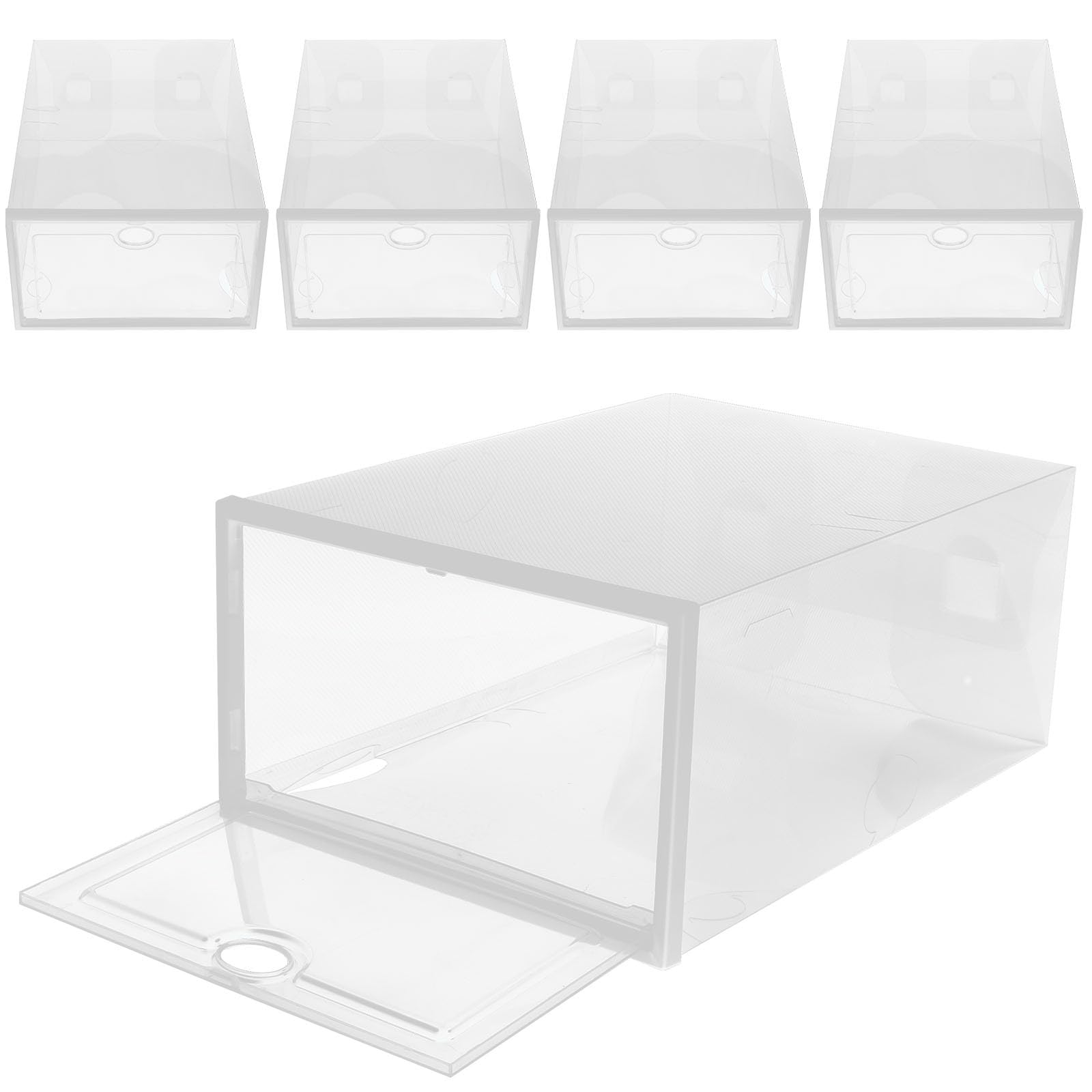 Scatola Portascarpe Impilabile 5 Pezzi Pp 33x23x14 Cm