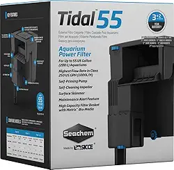 SEACHEM FILTRO TIDAL 55 1000L/H HANGON P/ATÉ 200L 127V - UN