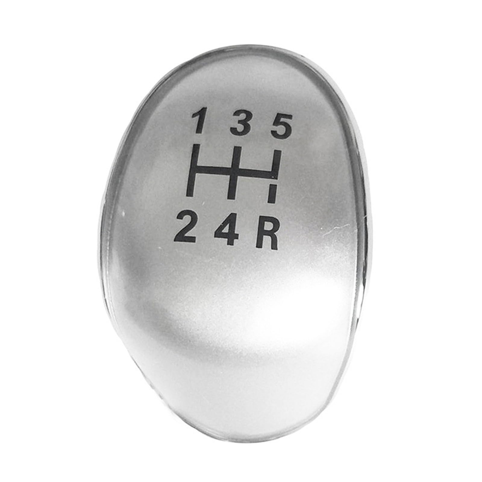 Kaiaygee Silver Gear Shift Knob Speed Number Cap Badge Compatible With Ford Focus
