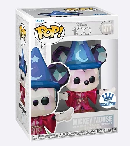 Funko ¡Pop! Disney 100 Facet Sorcerer Aprendiz Mickey Mouse 1377 Exclusive