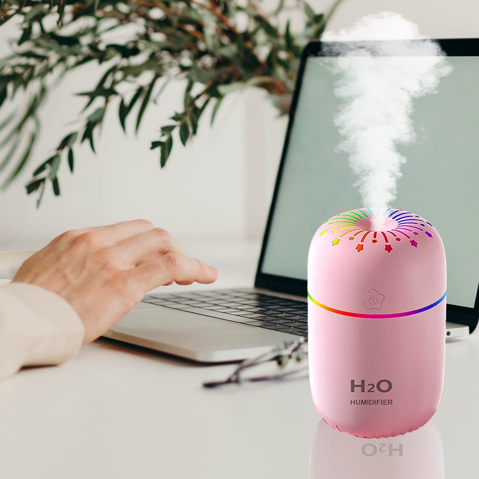 RAINBOW – ART. 883Umidificatore Ad Ultrasuoni Silenzioso E Diffusore Di Aromi - MACOM - Foto 2