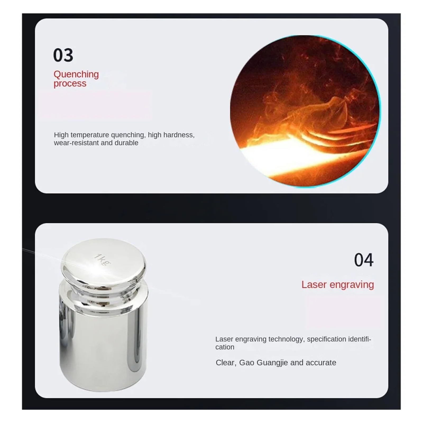 Juego de pesas de laboratorio de calibración de e Digital de acero inoxidable, 23 Uds., 1-200g, e de gramos de alta precisión de laboratorio, grado M1/F2/F1(M1 grade)