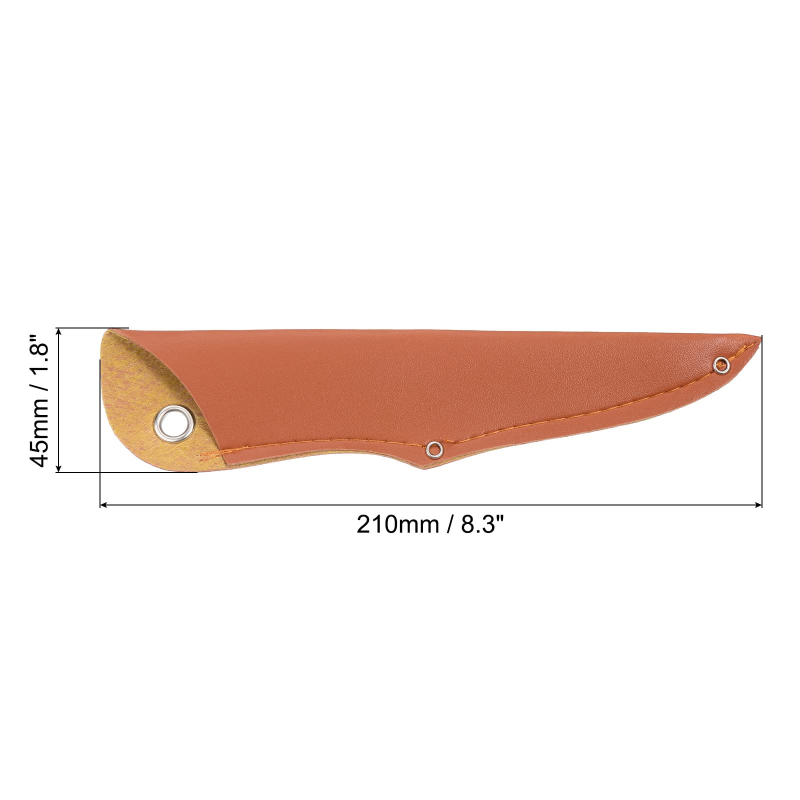 PATIKIL Messer-Schutzhülsen Aus ABS – Für 20,3 Cm Tranchiermesser, 3 Stück, Schwarz, Mit Samtfutter