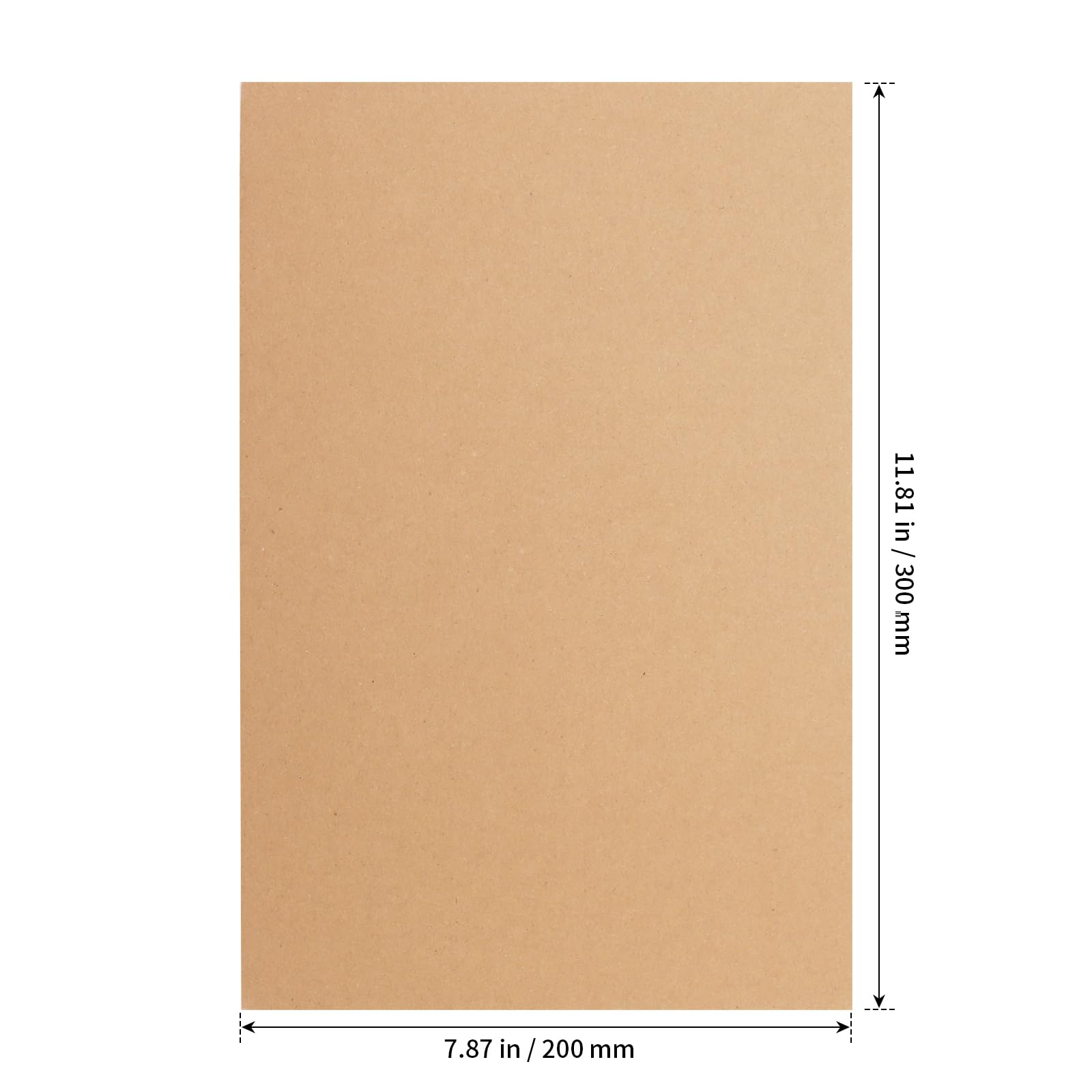 Fogli di cartone ondulato, formato A4, confezione da 60, 3 mm, per imballaggi, artigianato