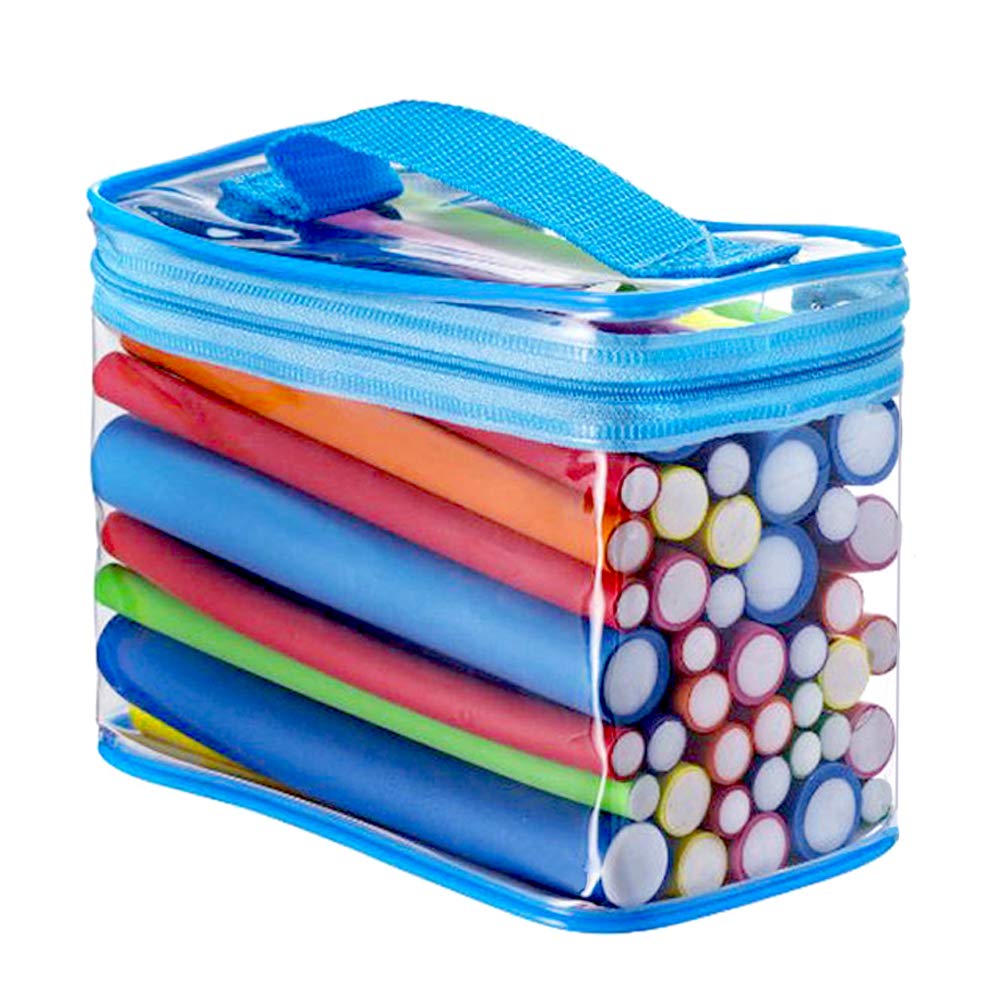 INVODA Foam Curler Roller Set No Heat Sleep Hair Rollers Foam Twist Curls for Short Medium and Long Hair 42Pack