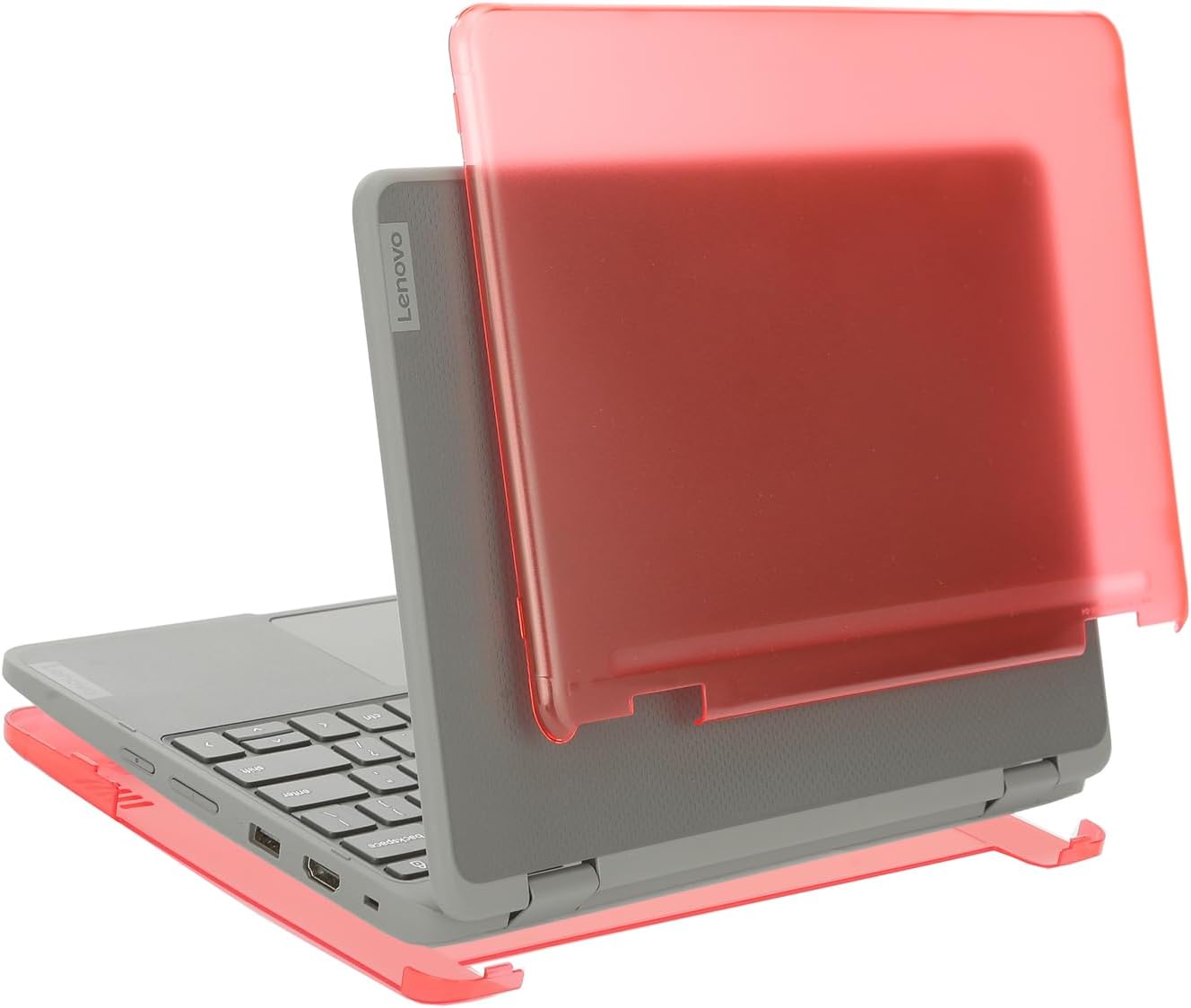 mCover Hard Shell Case ONLY Compatible for 2023~2024 11.6" Lenovo Chromebook 300E Yoga Gen4 / 100E Gen 4 Laptop (NOT Fitting Any Other Lenovo Models) - Clear