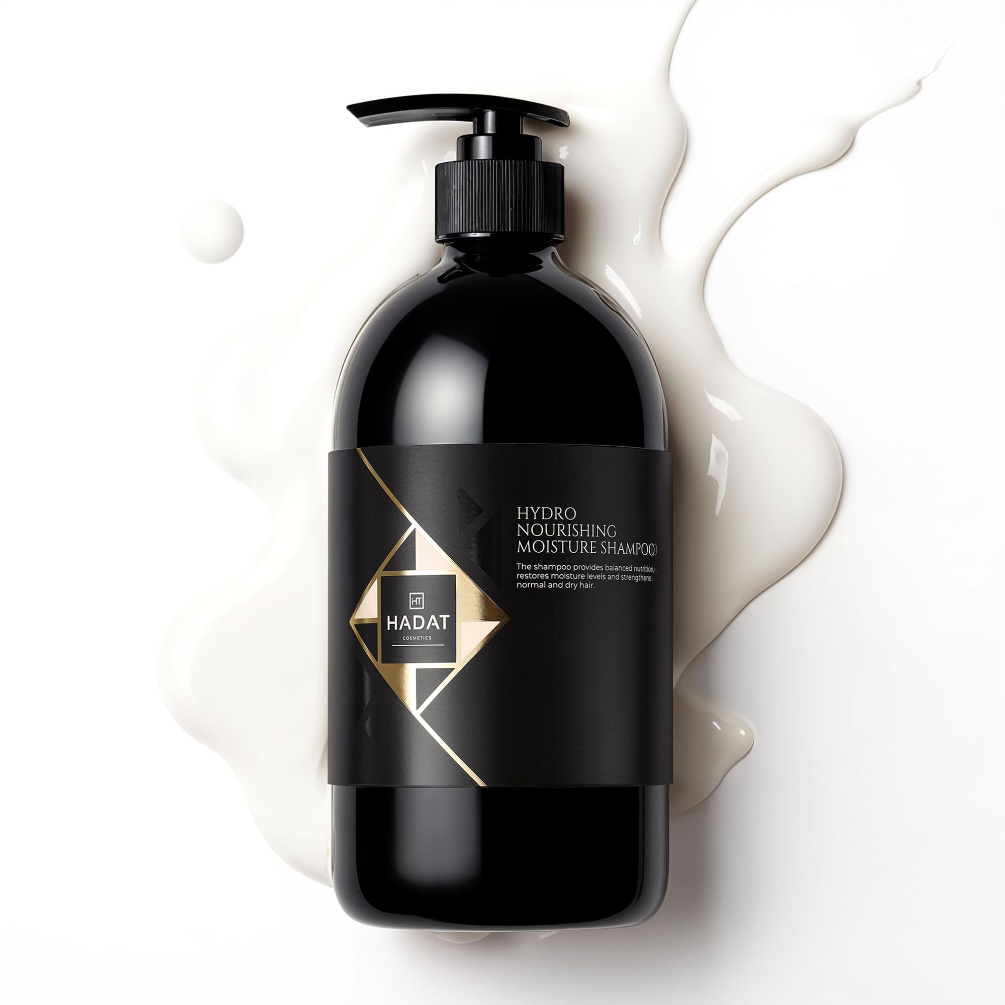HADAT Hydro Nourishing - Shampoo idratante senza solfati, prodotto in Israele, per capelli secchi, crespi o colorati, lucentezza e morbidezza, cura professionale dei capelli (800 ml)