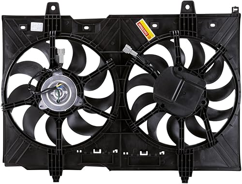 Miniatura 2 de TYC 621880 Conjunto de ventilador de refrigeración compatible con Nissan Rogue 2008-2013