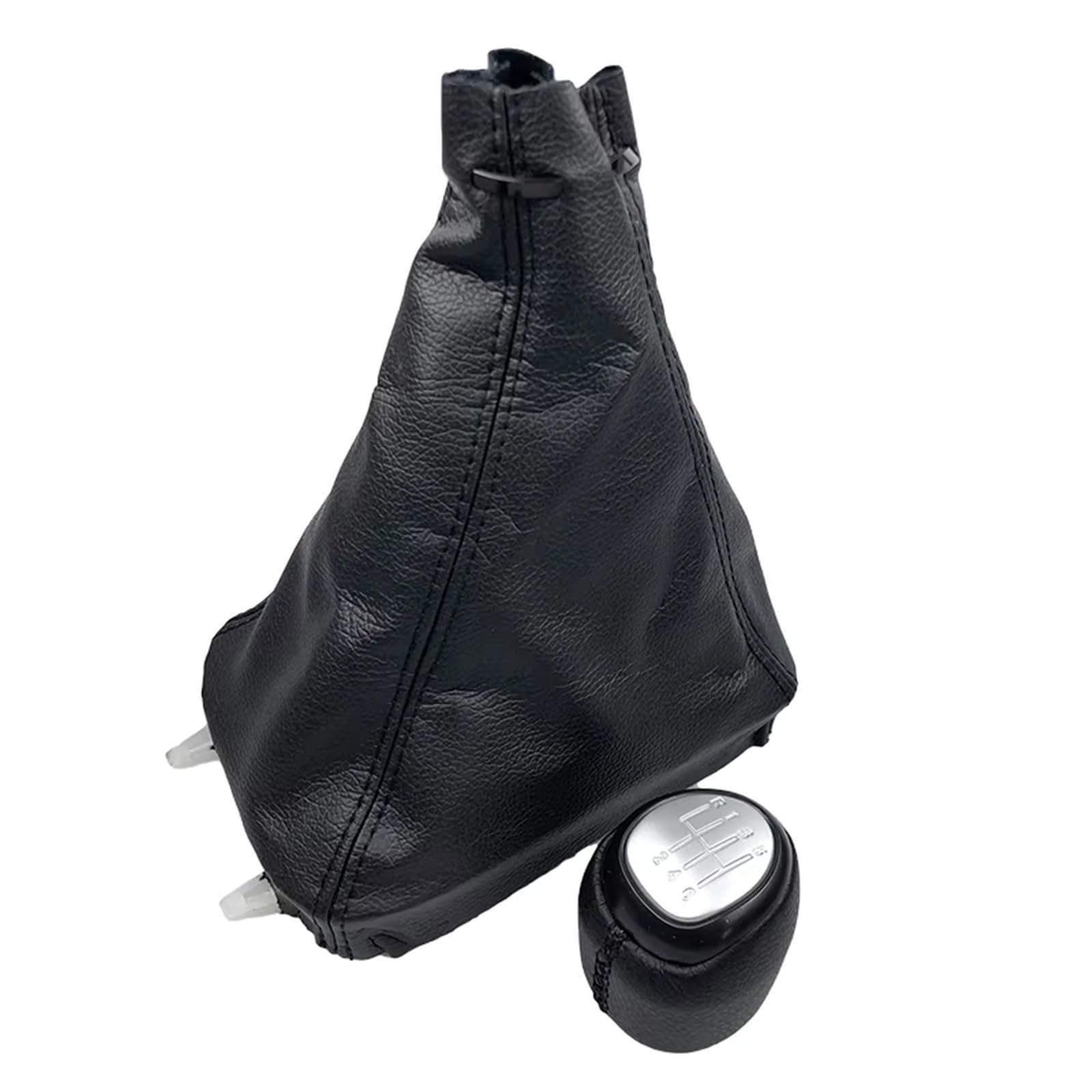 PDURMBUAB Gear Shift Knob Manual Gear Shift Knob Shifter Gaiter Boot Cover Cars Accessories for 93 9-3 SS 2003-2012