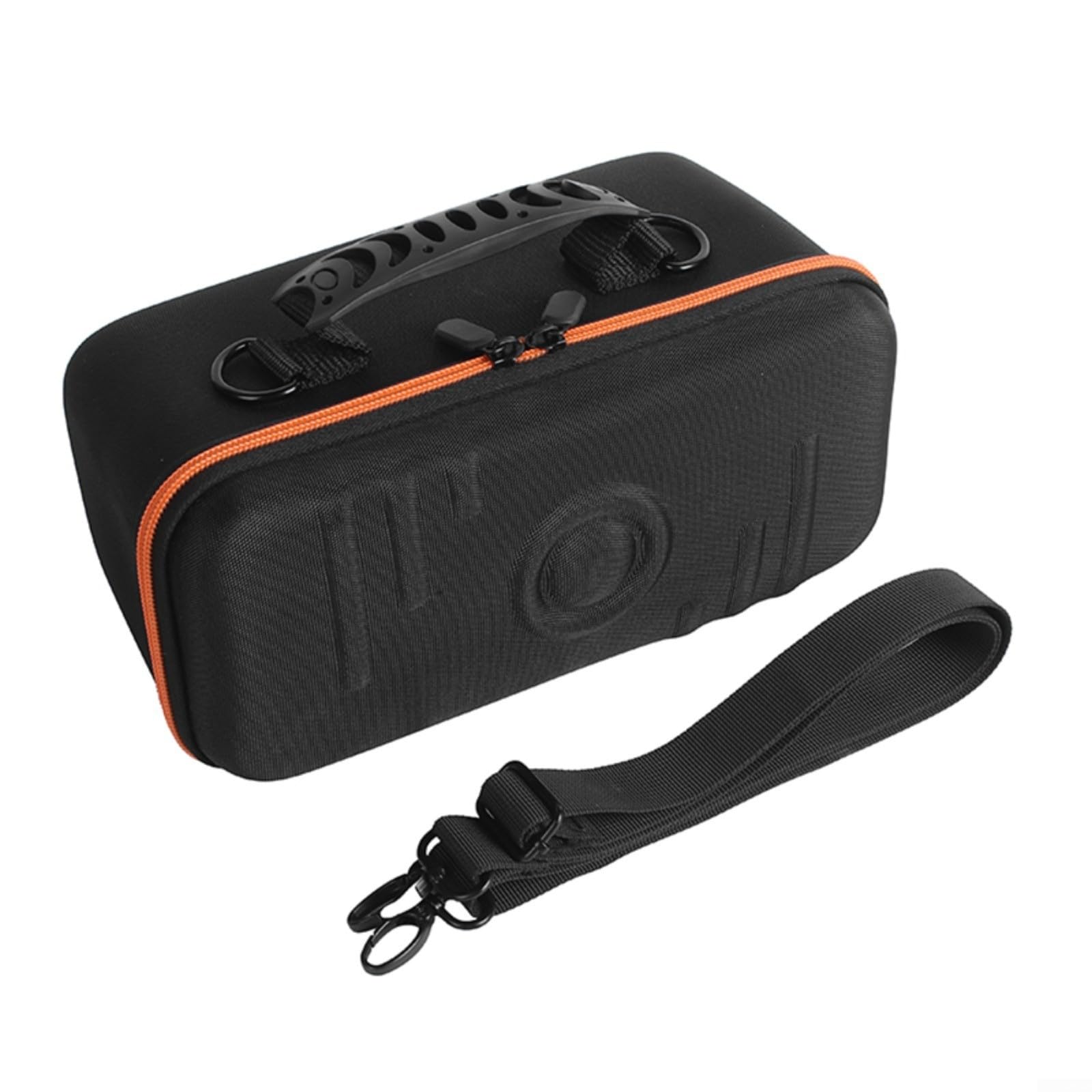 Custodia rigida da viaggio per altoparlanti Marshall Middleton II, impermeabile, con tracolla, resistente agli urti, 26 x 13 x 13,5 cm, colore nero/arancione per esterni e viaggi (arancione)