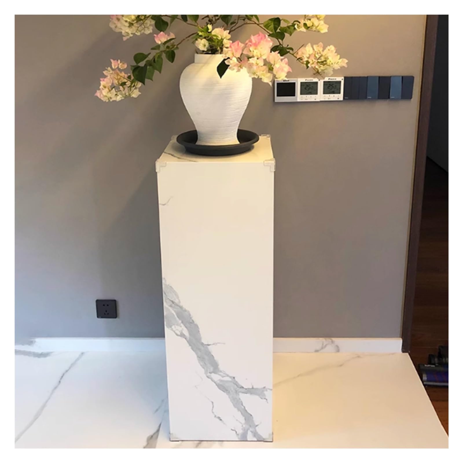 LYDBMYT Display Pedestal Stand for Party, Stackable Event Decoration Cube Plinth Pillars, Wedding Props Backdrop Base for Clothing Store(40x40x60cm)