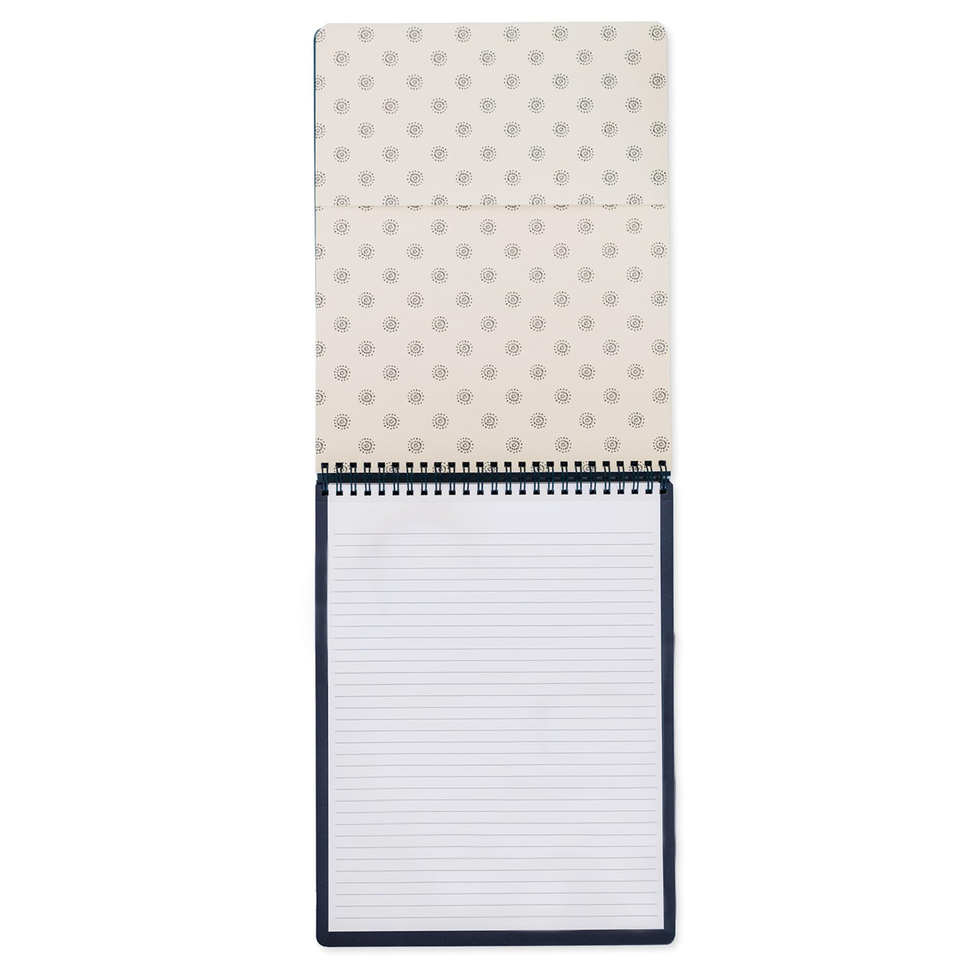 Steel Mill & Co Large Top Spiral Notebook College Ruled, 11" x 8.5" with Durable Hardcover and 160 Lined Pages (Leopard Daisy) - Image 3